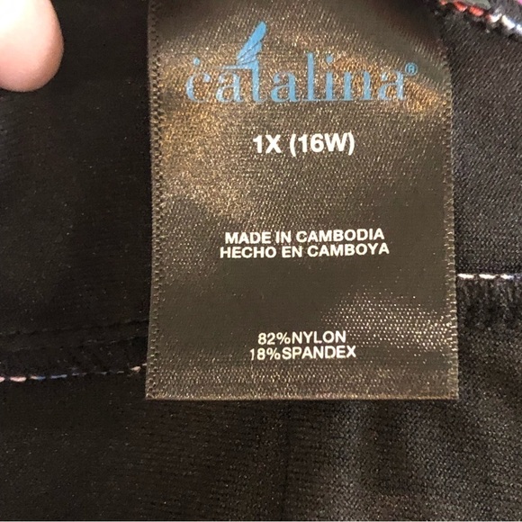 Catalina one piece swimsuit modified racer back. Size 1X (16W) - Picture 6 of 8